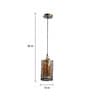 Zilpah Antique Gold Metal Hanging Light