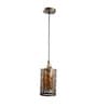 Zilpah Antique Gold Metal Hanging Light