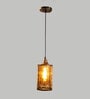 Zilpah Antique Gold Metal Hanging Light