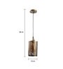 Kris Antique Gold Metal Hanging Light