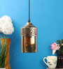 Aida Antique Gold Metal Hanging Light