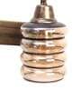 Biped Antique Gold Metal Wall Sconces