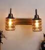 Biped Antique Gold Metal Wall Sconces