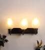 Hubble Antique Gold Metal Wall Sconces