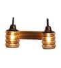 Biped Antique Gold Metal Wall Sconces