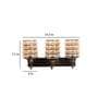Naples Antique Gold Metal Wall Sconces