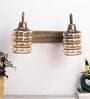 Biped Antique Gold Metal Wall Sconces