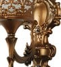 Antique Gold Mild Steel & Glass Wall Light