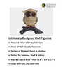 Antique Gold Owl Bird Figurine Showpiece for Home Decor-3.4 Inch Antique Gold Owl Bird Figurine Showpiece for Home Decor-3.4 Inch