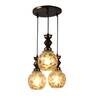 Barrio Antique Gold PVC Cluster Hanging Light