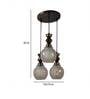Lavazi Antique Gold PVC Cluster Hanging Light