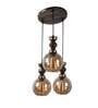 Persian Antique Gold PVC Cluster Hanging Light