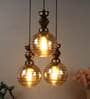 Persian Antique Gold PVC Cluster Hanging Light