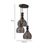 Vizia Antique Gold PVC Cluster Hanging Light