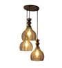 Vizia Antique Gold PVC Cluster Hanging Light
