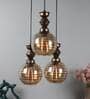 Persian Antique Gold PVC Cluster Hanging Light