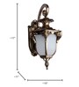 Antique Gold Victorian Outdoor Wall Sconce