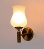 Antique Gold Wall Lamp with Mosaic Glass