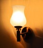 Antique Gold Wall Lamp with Mosaic Glass