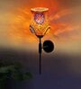 Antique Gold Wall Lamp with Mosaic Glass