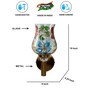 Antique Gold Wall Lamp with Mosaic Glass