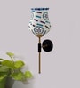 Antique Gold Wall Lamp with Mosaic Glass