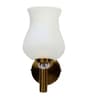 Antique Gold Wall Lamp with Mosaic Glass