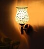 Antique Gold Wall Lamp with Mosaic Glass
