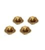 Antique Golden Aluminium Diya In Antique Golden Finish Set of 4,