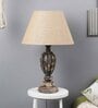 Antique Hand Crafted Black Rustic Table Lamp With Shades