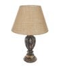 Antique Hand Crafted Black Rustic Table Lamp With Shades