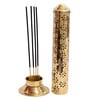 Safety Brass Agarbatti Stand  (Gold)