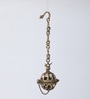 Antique Hanging Gold Brass Diya