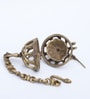 Antique Hanging Gold Brass Diya