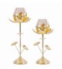 Antique Iron  T- Light Holder (Gold)