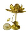 Antique Iron  T- Light Holder (Gold)