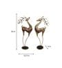 Antique Iron Pair Of Deer Set Of 2,