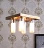 Antique Mild Steel 4 Light Chandelier