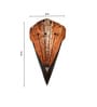 Antique Mild Steel Wall Mount T- Light Holder (Copper)