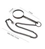 Antique Pocket Reading Magnifier with Chain