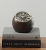 Antique Grey Metal Table Clock