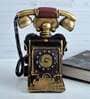 Antique Telephone Resin Table Top Accent