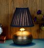 Antique Terracotta & Cotton Grey Colour Table Lamp