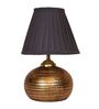 Antique Terracotta & Cotton Grey Colour Table Lamp