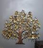 Auromin Iron Decorative Tree Wall Art In Copper