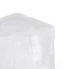Antique Selenite White Glass Candle Holder