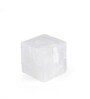 Antique Selenite White Glass Candle Holder
