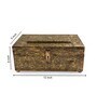 Antique Wood Wedding Trousseau Box