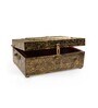 Antique Wood Wedding Trousseau Box