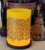 Antique Yellow Candle Holder-